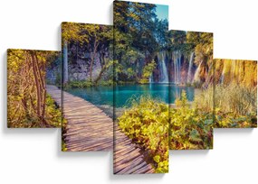Obraz - Jeziora Plitwickie, Chorwacja (125x70 cm)