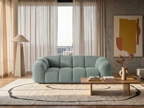 Nowoczesna Zielona Sofa 3-Osobowa MALI 240cm - Design Chmura