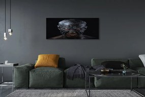 Duży obraz na płótnie Straszna Postać o Czerwonych Oczach