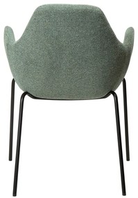 Jasnozielony fotel z materiału bouclé Zimmer – DAN-FORM Denmark