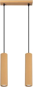 Wisząca podwójna złota lampa - 20X D297 C1-W91