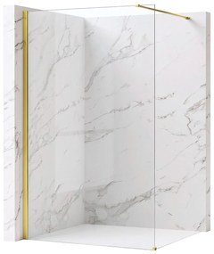 Kabina prysznicowa Walk-In Rea Flexi Transparent / Gold 110