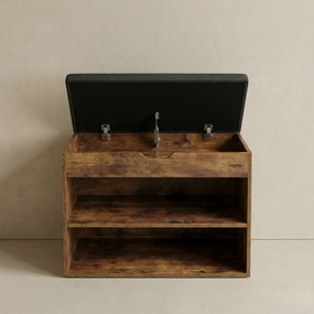 Szafka na buty z siedziskiem LEVA, 60 x 30 x 47 cm