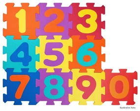 Plastica Puzzle piankowe Cyfry, 26 elementów