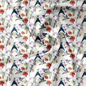 PrzytulneMieszkanie.pl PrzytulneMieszkanie.pl Pościel z mikrofibry TROCHILA biała Rozmiar pościeli: 70 x 80 cm | 140 x 200 cm