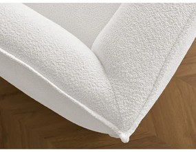 Biała sofa z materiału bouclé 242 cm Giorgia – Bobochic Paris