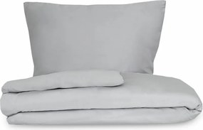 Kvalitex Pościel satynowa Luxury Collection jasnoszary, 140 x 200 cm, 70 x 90 cm