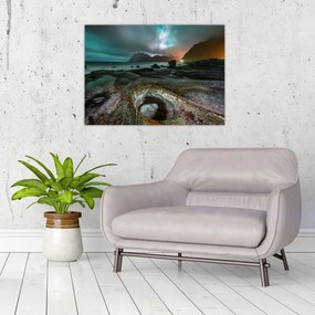 Obraz - Scena nocna (70x50 cm)