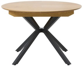 Okrągły rozkładany stół z dodatkowym blatem ø 120 cm Cesura – Unique Furniture