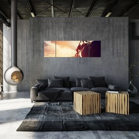 Obraz -Wspinacze (170x50 cm)
