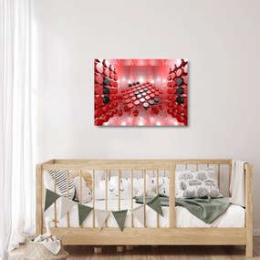 Obraz na szkle abstrakcji przycisku (70x50 cm)