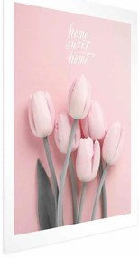 Plakat Sześć tulipanów 21x30 cm bez ramy z marginesem ARTGEIST B