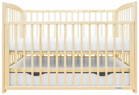 New Baby Łóżeczko dziecięce Lilly z opuszczanymbokiem i szufladą, naturalne