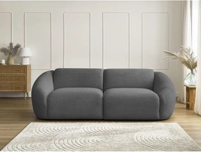 Szara sztruksowa sofa 250 cm Tina – Bobochic Paris