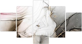 Obraz - Atrament marmurkowy (125x70 cm)
