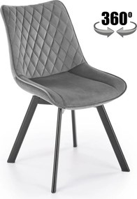 Krzesło do jadalni K520 z obrotowym siedziskiem