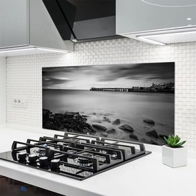 Panel Szklany Molo prowadzące w Głąb Morza