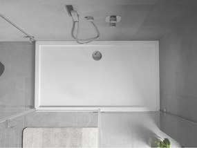 Mexen Flow brodzik prostokątny slim 150 x 100 cm, biały połysk - 46R101015
