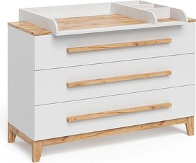 Przewijak biały/artystyczny 133.2x70x98 malia