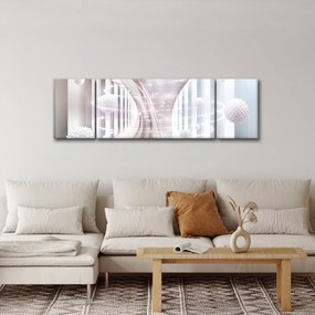 Obraz - Delikatny wir (170x50 cm)