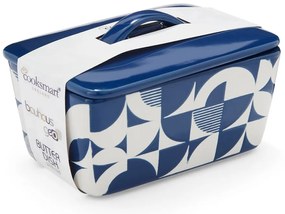 Biała/niebieska ceramiczna maselniczka Bauhaus – Cooksmart ®
