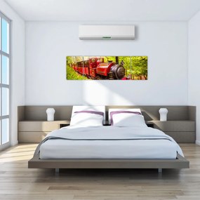 Obraz pociągu parowego (170x50 cm)