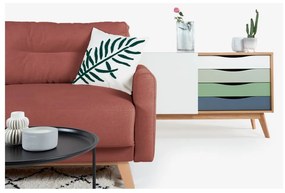 Różowa sofa rozkładana Bonami Selection Pop