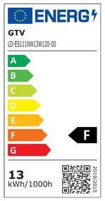 Żarówka LED z gwintem GU10, 12,5 W – GTV