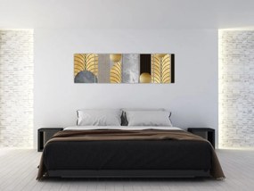 Obraz - Złote dekory (170x50 cm)