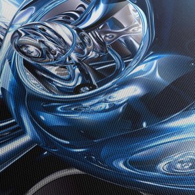 Obraz abstrakci - koła (125x70 cm)