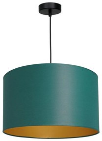 Lampa wisząca ARDEN 1xE27/60W/230V Ø40 cm zielono-złota