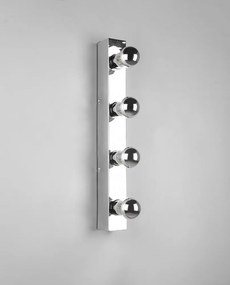 Kinkiet w kolorze błyszczącego srebra Theatro – Trio