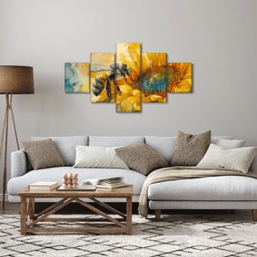 Obraz - Pszczoła, akwarela (125x70 cm)