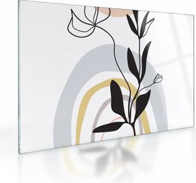 Obraz na szkle - Kwiaty w wazonie N⁰1 (70x50 cm)