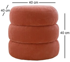 Stołek Boum Vermilion