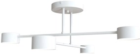 Biała industrialna lampa sufitowa - D134-Evex