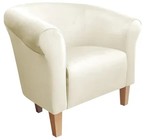 Fotel DRAWA 1 VELVET ecru ATOS