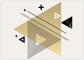 Obraz na szkle - Kształty geometryczne N⁰4 (70x50 cm)