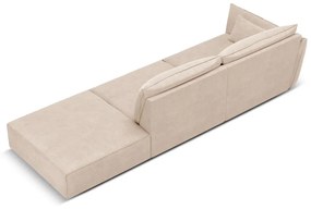 Beżowy szezlong (lewostronny) Vanda – Mazzini Sofas