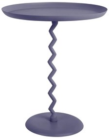 Metalowy okrągły stolik ø 44 cm Zig Zag – Leitmotiv