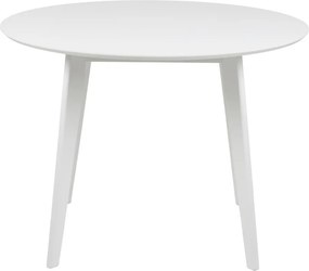 Okrągły nierozkładany stół Roxby Actona 105 cm, kolor biały