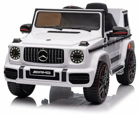 Baby Mix Samochód elektryczny dla dzieci Mercedes-Benz G63 AMG, biały