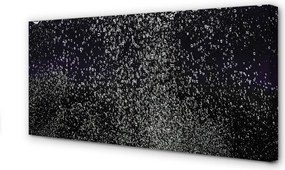 Obraz drukowany na płótnie Krystaliczne Bańki Wody