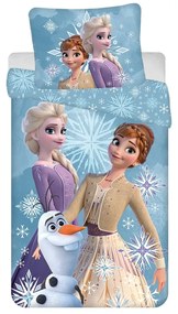 Bawełniana jednoosobowa pościel dziecięca 140x200 cm Frozen – Jerry Fabrics