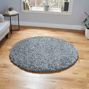 Szary okrągły dywan ø 133 cm Vista – Think Rugs