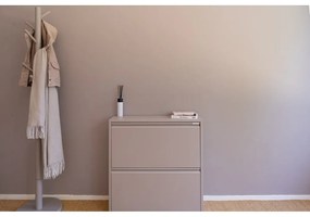 Szarobeżowy metalowy regał na buty Billy – Spinder Design