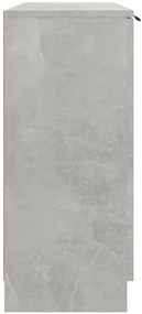 Loftowa komoda w kolorze szarości betonu E0-L35