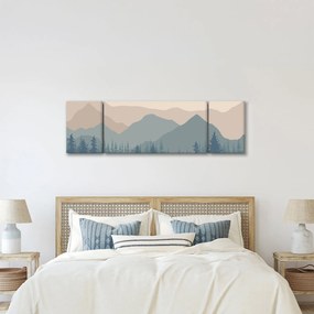 Obraz - Góry Turkusowe N⁰1 (170x50 cm)