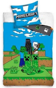 Pościel dziecięca Minecraft Mob Monsters, 140 x 200 cm, 70 x 90 cm