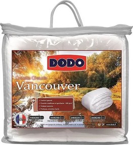 Ciepły kołdra 400g/m² VANCOUVER 200x200 cm biały - Poliestrowe włókna hollowfibre - Produkcja francuska